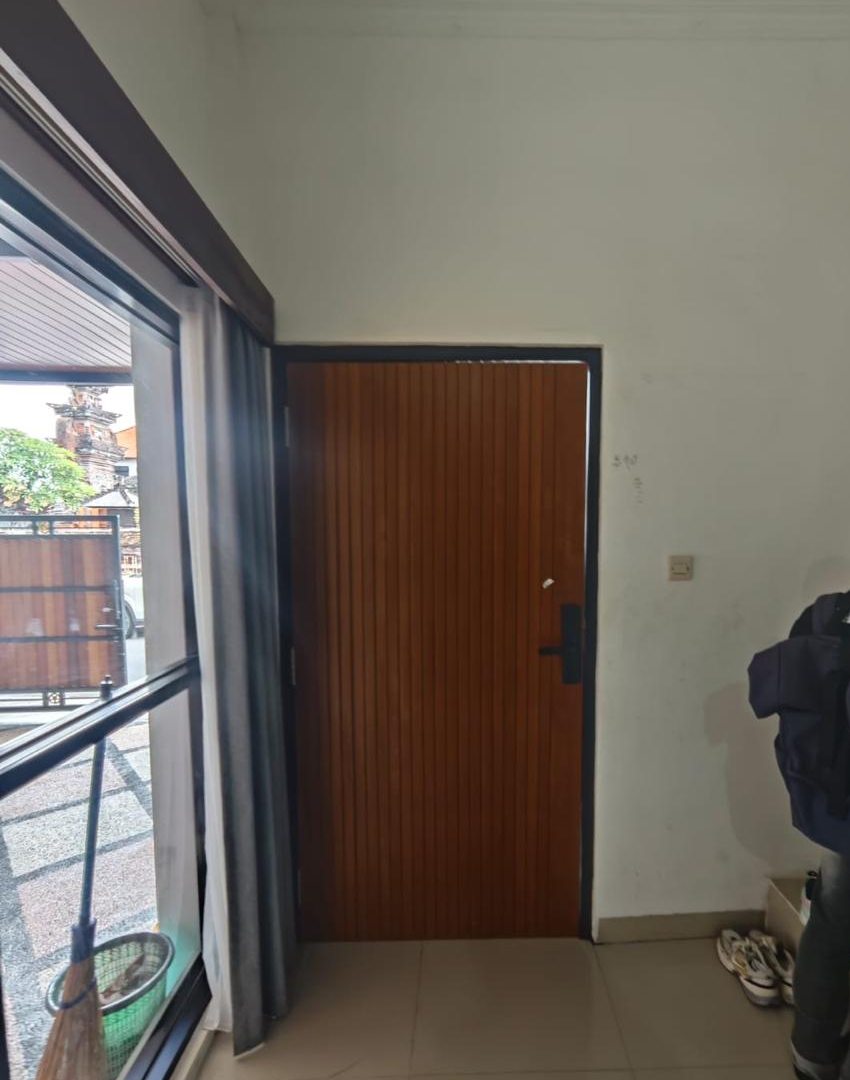 Existing interior conditions being reviewed during a site survey.