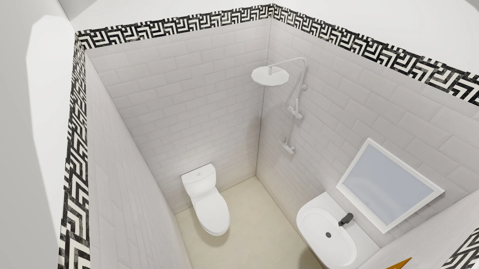 Bathroom inside the West Denpasar Residence