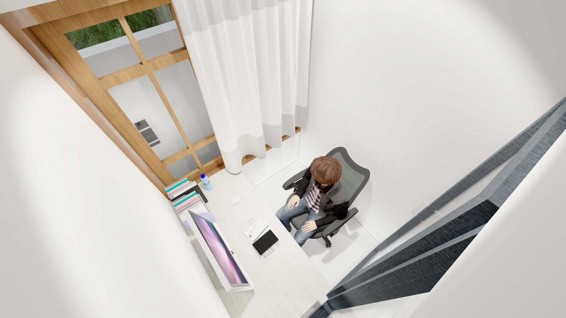 Home office inside the West Denpasar Residence